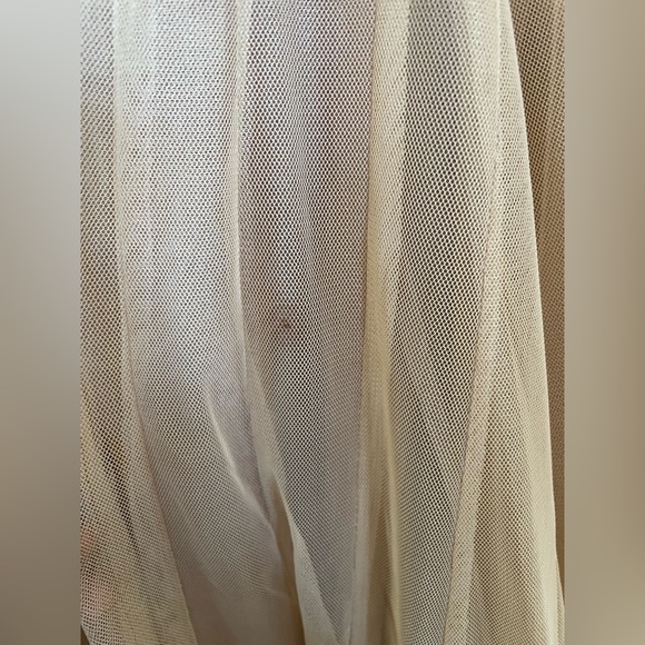 Indian Tan Salwar Suit with Matching Churidaar Style Pant and Dupatta - Picture 4 of 6